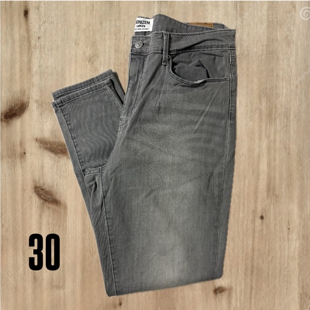 Denizen by Levi’s Women’s High-Rise Skinny Jeans – Size 18 Gray distressed  (30)